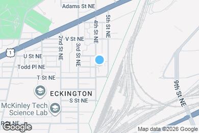 Map image of the property - 1933 4th St NE