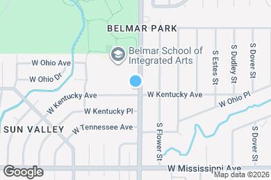 Map image of the property - 895 S Garrison St