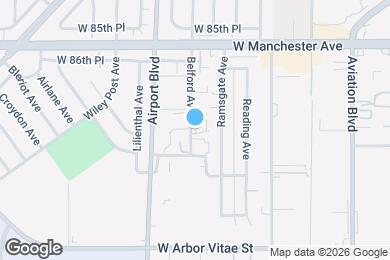 Map image of the property - 8754 Belford Ave
