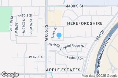Map image of the property - 4539 S 1800 W