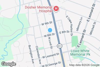 Map image of the property - 802 N Lord St