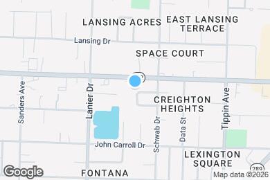 Map image of the property - 2000 Elaine Cir