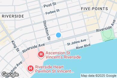 Map image of the property - 2321 Riverside Ave