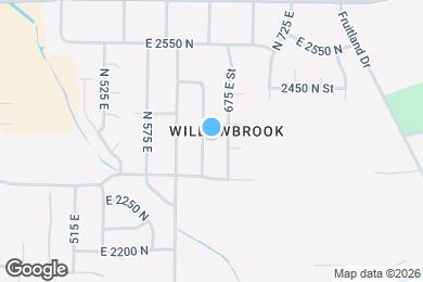 Map image of the property - 2368 N 650 E