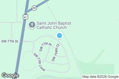 Map image of the property - 19479 SW 77th Loop