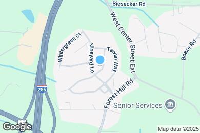 Map image of the property - 111 Rosemont Ln