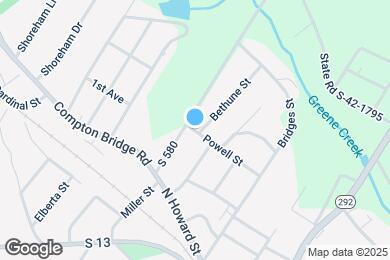 Map image of the property - 40 Powell St