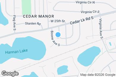 Map image of the property - 2600 Aquila Ave S