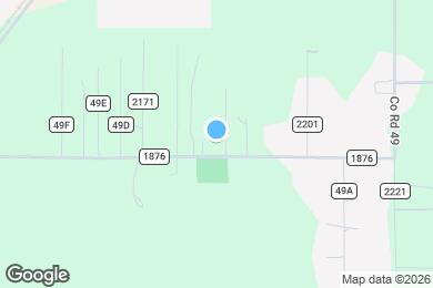 Map image of the property - 14992 County Rd 1876