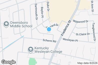 Map image of the property - 715 Princeton Pky