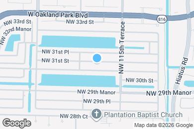 Map image of the property - 11650 NW 31st St