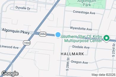 Map image of the property - 2706 Algonquin Pkwy