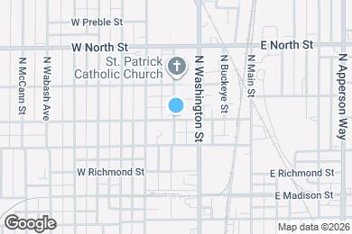 Map image of the property - 320 W Elm St