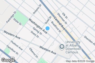 Map image of the property - 493 Washington Ave