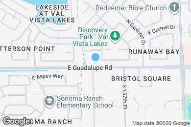 Map image of the property - 2017 E Marquette Dr
