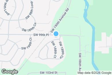 Map image of the property - 10188 SW 188th Cir