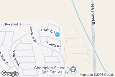Map image of the property - 1516 E Saguaro Trail