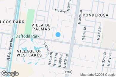 Map image of the property - 3820 W Daffodil Ave