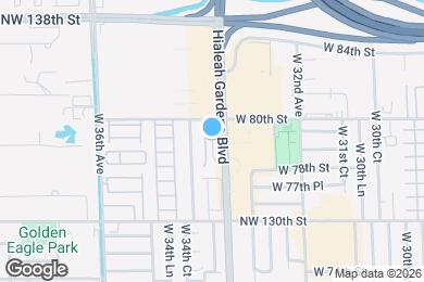 Map image of the property - 10466 W 33rd Way