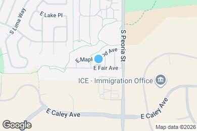 Map image of the property - 11883 E Fair Ave