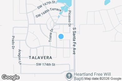 Map image of the property - 17205 Vitoria Dr