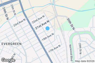Map image of the property - 2705 20th Ave N
