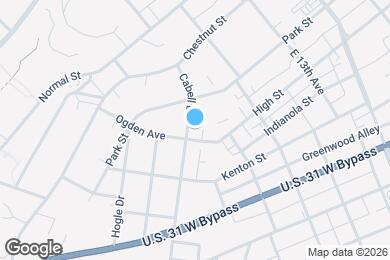 Map image of the property - 708 Cabell Dr