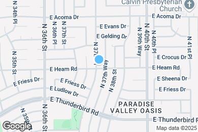 Map image of the property - 14201 N 37th Pl