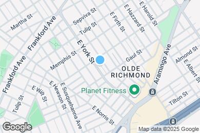 Map image of the property - 2419 E York St