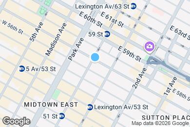 Map image of the property - 136 E 57th St