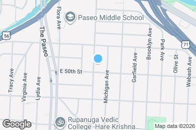 Map image of the property - 4931 Woodland Ave