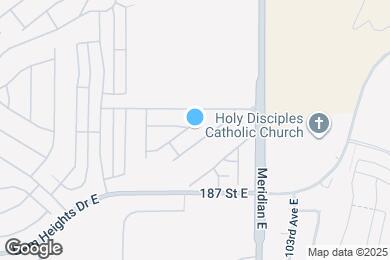 Map image of the property - 18435 100th Ave E