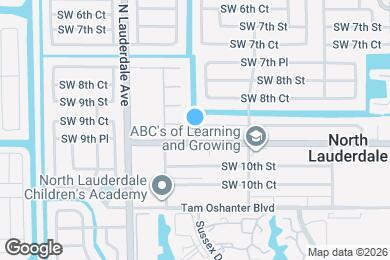 Map image of the property - 7820 SW 9th St