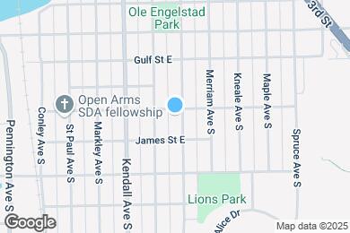 Map image of the property - 405 Crocker Ave S