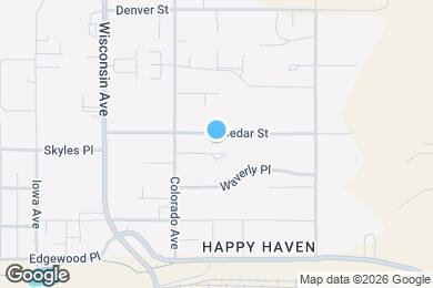 Map image of the property - 715 Cedar St