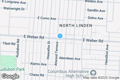 Map image of the property - 1023 E Weber Rd