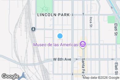 Map image of the property - Beautiful Lincoln Park home by Art District on Santa Fe