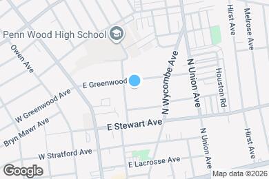 Map image of the property - 74 E Greenwood Ave