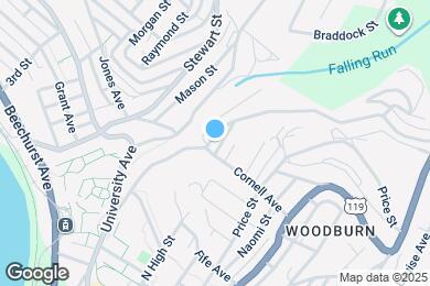 Map image of the property - 922 College Ave
