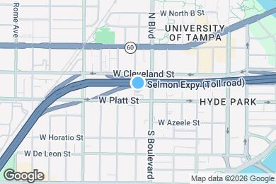 Map image of the property - 216 S Edison Ave