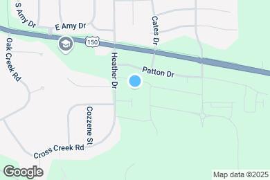 Map image of the property - 1106 Heather Dr