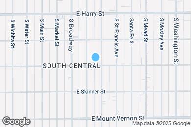 Map image of the property - 422 E Funston St