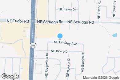 Map image of the property - 1028 NE Lindsay Ave