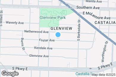 Map image of the property - 1804 Foster Ave