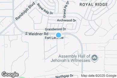Map image of the property - 10038 Wolfe Xing