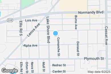 Map image of the property - 1126 Comanche St