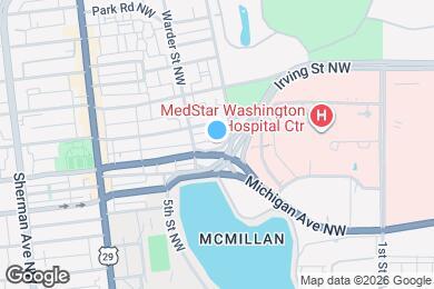 Map image of the property - 403 Columbia Rd NW