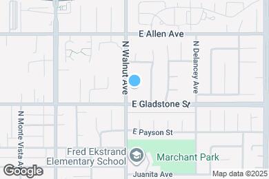 Map image of the property - 720 N Walnut Ave