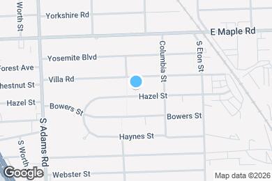 Map image of the property - 1655 Hazel St