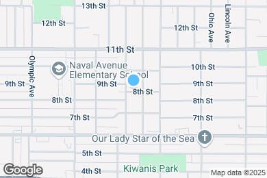 Map image of the property - 1810 8th St